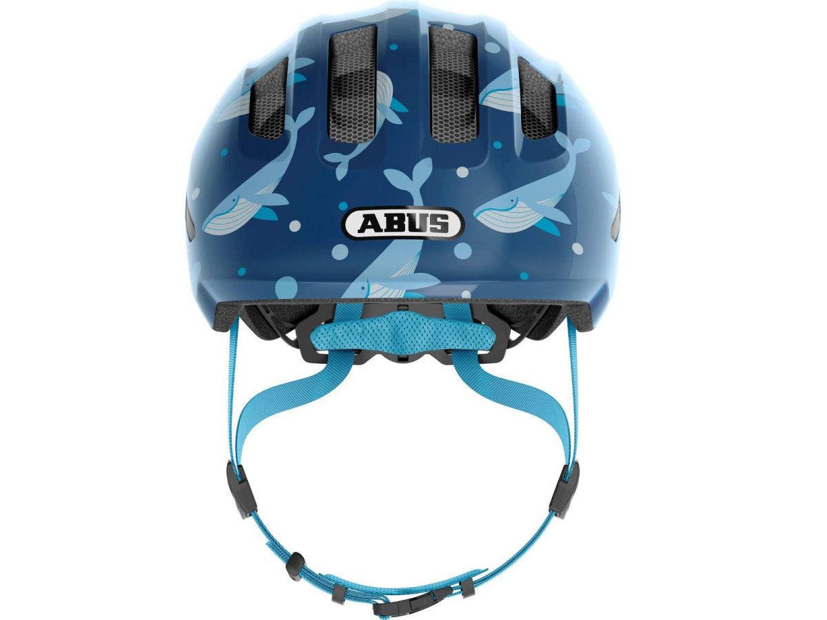 Abus helm Smiley 3.0 blue whale S 45-50cm - Afbeelding 3