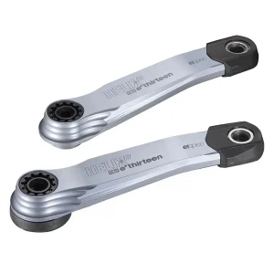 E.THIRTEEN E-SPEC HELIX RACE ALLOY cranks voor Fazua Ride 60 Zilver