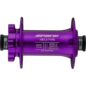SPANK HEX 15/20 mm Boost 32 Gats voornaaf paars