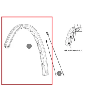 MAVIC CROSSTRAIL SL 29" achtervelg